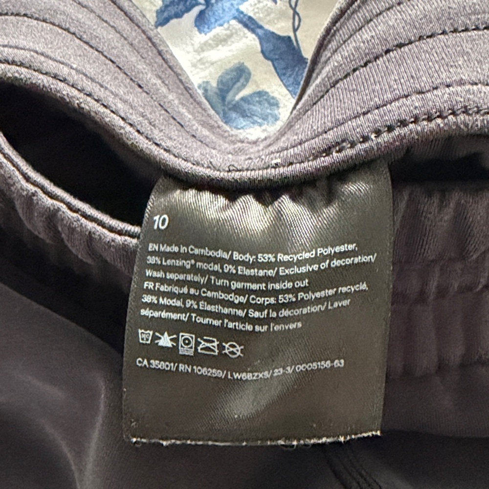 Lululemon size 10 Softstreme High-Rise Straight-Leg Cropped Pant Black - Picture 3 of 5